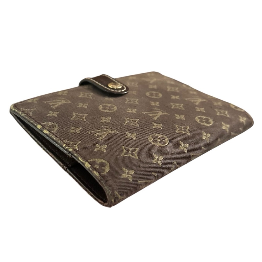 Louis Vuitton Brown Mini Lin Monogram Agenda PM Passport Journal Organizer - Picture 9 of 12